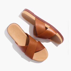 Madewell The Louisa Crisscross Slide - Size 7